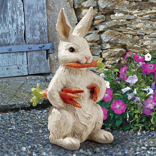Carotene the Bunny Rabbit Garden Statue